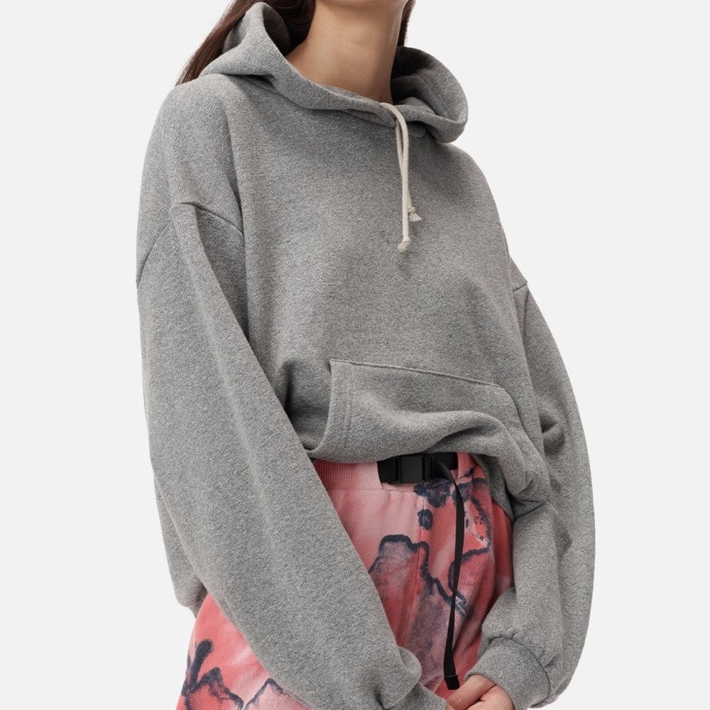 JOHN ELLIOTT Alma Hoodie Grey Size Small Women’s
